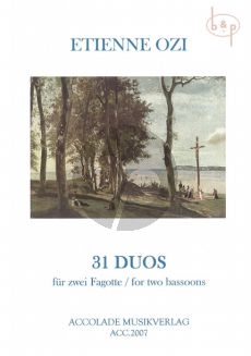 Ozi 31 Duos 2 Bassoons (from Nouvelle Methode) (Dassonville)