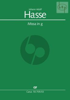 Missa g-moll (Hasse Werkverz. IV/ 3 (Soli-Choir-Orch.)