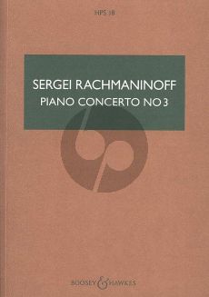 Rachmaninoff Concerto No.3 Op.30 d-minor Piano and Orchestra (Study Score)