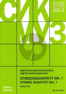 Streichquartett No.7 Op.108 Fis-moll Stimmen
