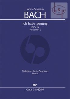Kantate BWV 82 Ich habe genug (Version c-moll)