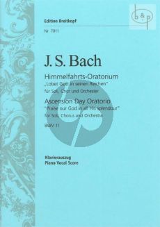 Bach Kantate BWV 11 - Lobet Gott in seine Reichen (Praise our God in all His splendour) (Himmelfahrts-Oratorium) (Deutsch/Englisch) (KA)