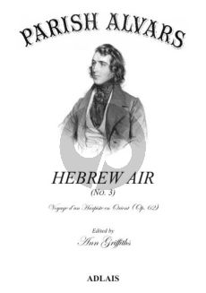 Parish Alvars Voyage d'un Harpiste en Orient Op. 62 No. 3 Hebrew Air harp (edited by Ann Griffiths)