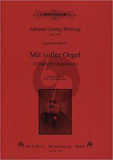 Herzog Orgelwerke Band 3 Mit voller Orgel – 22 festliche Stücke (Ped.) (ed. Konrad Klek)