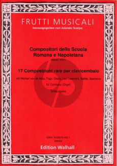 17 Composizioni rare foe Cambalo / Organ (Erstausgabe)