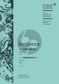 Beethoven Symphony No. 9 D-minor Op. 125 Finale Ode “An die Freude” Soli-Choir and Orchestra (Vocal Score) (edited by Beate Angelika Kraus)