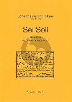 Nisle 6 Soli Violine solo (Christoph Dohr)