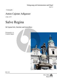 Aldgasser Salve Regina Sopran-Solo - Streicher und Generalbass (Partitur) (Friedrich Hägele)