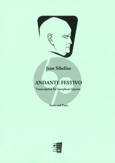 Sibelius Andante festivo 4 Saxophones (SATB) (Score/Parts)
