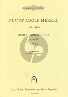 Merkel Sonate No. 9 c-moll Op.183 Orgel (Otto Depenheuer)