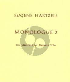 Hartzell Divertimento (Monologue 3) Fagott solo (1964)