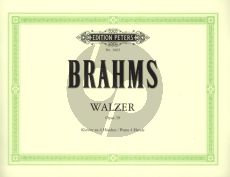 Brahms Waltzes Op. 39 Piano 4 hands