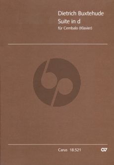 Buxtehude Suite a-moll BuxWV deest Cembalo (Erstausgabe) (Konrad Kuster)