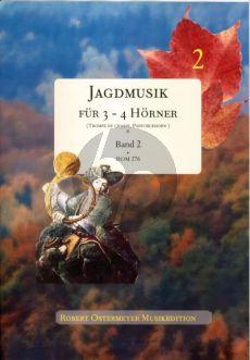 Jagdmusik Vol.2 3 - 4 Horner (Spielpartitur) (Ostermeyer)
