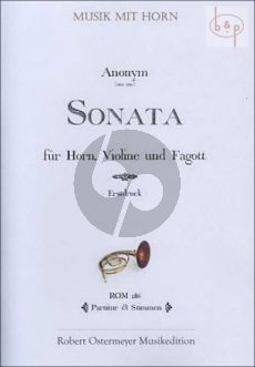 Sonata (Horn-Violin-Bassoon)