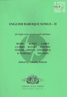 English Baroque Songs Vol.2