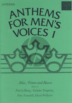Album Anthems for Men's Voices Vol.1 ATB (Peter Le Huray-Nicholas Temperly-Peter Tranchell and David Willcocks)