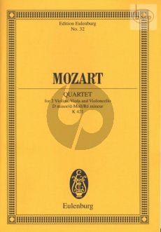 Quartet KV 421 d-minor (2 Vi.-Va.-Vc.)