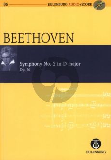 Beethoven Symphony No. 2 D-major Op. 36 (Study Score with Audio CD) (Richard Clarke)