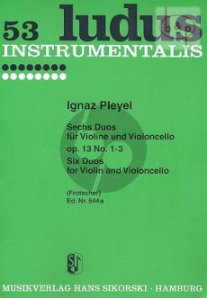 6 Duos Op.13 (No.1 - 3) (Violin-Violoncello)