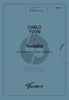 Yvon Sonata for Cor Anglais (or Viola) and Piano (edited by Gabriele Mendolicchio)