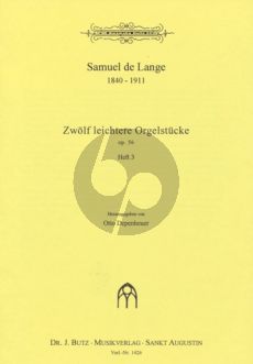Lange 12 Leichtere Orgelstucke Op.56 Vol.3