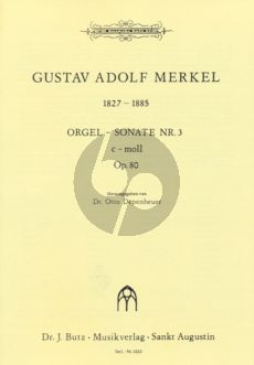Merkel Sonate No. 3 c-moll Orgel (Otto Depenheuer)