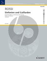 Sinfonien und Gaillarden