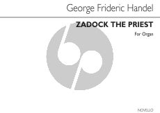 Handel Zadok the Priest for Organ