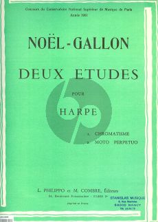 Gallon 2 Etudes pour Harpe
