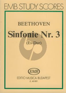 Beethoven Symphony No. 3 E-flat major Op. 55 'Eroica' Study Score