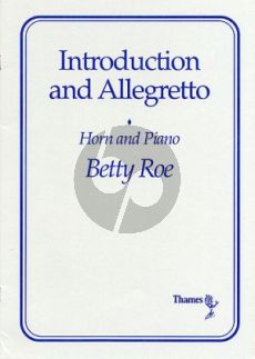 Roe Introduction & Allegro for Horn and Piano