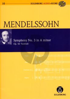 Mendelssohn Symphony No.3 Op.56 "Scottish" Study Score (Study Score with Audio CD) (Boris von Haken, Martin Roddewig)