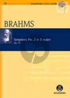 Symphony No.2 Op.73 D-major (Study Score with Audio CD)