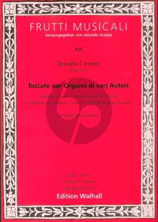 Toccata per Organo di varj Autori Vol.2 (Ansalone-Cimino-Frescobaldi-Macque-Pasquini) (edited by Jolando Scarpa)