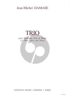 Damase Trio Hautbois-Cor-Piano