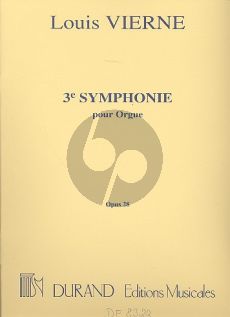 Vierne Symphonie No.3 Op.28 Orgue