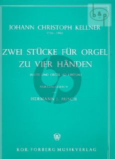 2 Stucke (Fuge and Quartetto) (Organ 4 Hds)