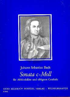 Bach Sonata c-minor (orig. h-moll) BWV 1030 (edited by Christa Sokoll)