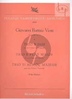 Trio B-flat major Op.19 No.1 (2 Vi.-Vc.)