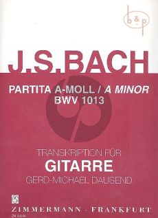 Partita a-moll BWV 1013