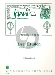 Chopin 3 Etuden Op.10 No.5/11 & Op.25 No.1 Harfe (Wilhelm Posse)