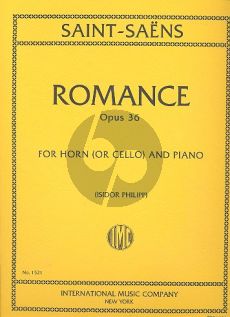 Saint-Saens Romance Op.36 (Horn (or Violoncello)-Piano