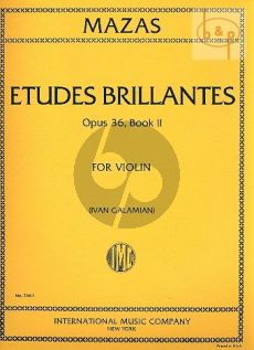 Etudes Brillantes Op.36 Vol.2 Violin