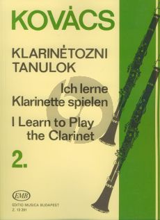 Kovacs I Learn to Play Clarinet Vol. 2