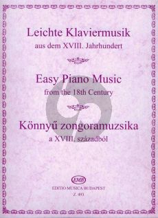 Easy Piano Music from the 18th Century (edited by Lajos Hernádi)