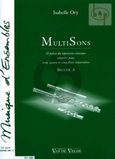 MultiSons (18 Pieces du repertoire Classique) Receuil A (3 - 4 - 5 flutes)