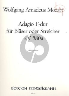 Adagio F-dur KV 580a (Blaser oder Streicher)