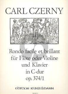 Czerny Rondo Facile et Brillant Op.374 No.1 Flöte (oder Violine)-Klavier (Dieter H. Förster)