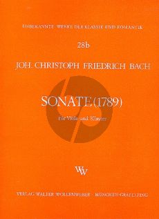 Bach Sonate D-Dur (1789) Viola-Klavier
